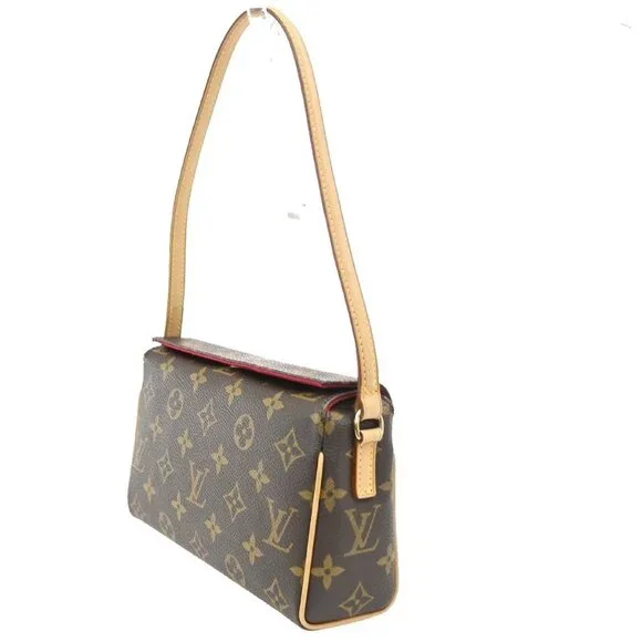 LOUIS VUITTON Recital Shoulder Hand Bag Monogram Leather Brown M51900 50ZA120 - Picture 2 of 15